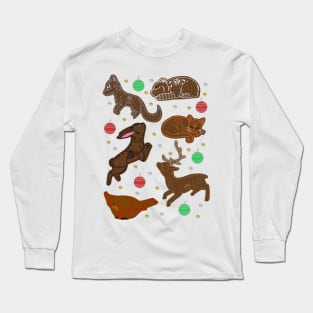 Ginger Bread Animal Cookies Long Sleeve T-Shirt